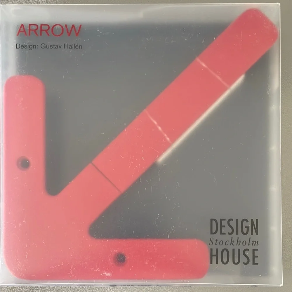 DESIGN HOUSE STOCKHOLM | Red Arrow Wall Decor Hanger Hook